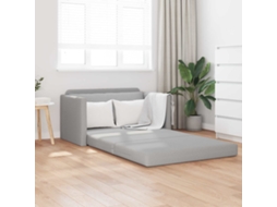 Vidaxl Sofá-cama Cinza Nuvem 124 X 71 X 78 Cm Tecido
