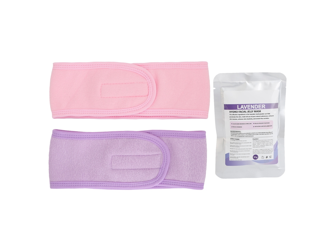 Faixa Esportiva Com Limpeza Facial E Máscara De Pó