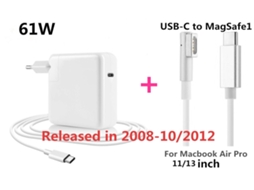 Lurelia Carregador Para Portátil A1718 A1882 Usb-c 61 W Para Apple Macbook Pro 13 M1 A1718