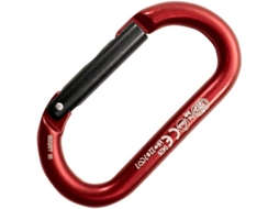 Mosquetão De Escalada KONG Oval Alu Straight Gate (Vermelho - Tamanho Único)