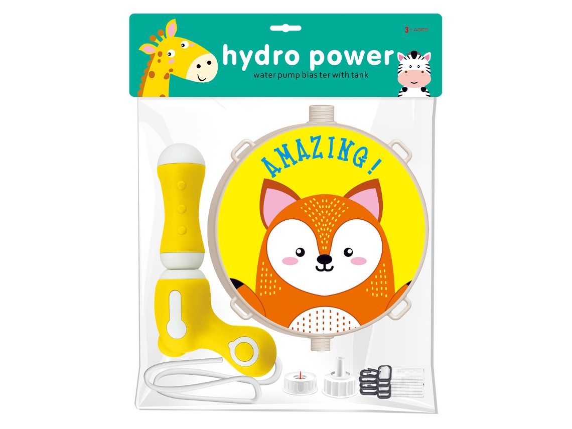 Yuysan Pistola De Água Mochila Infantil, Modelo Raposa, 1500ml