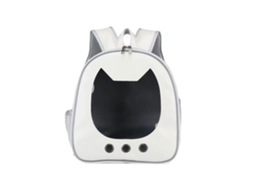 Mochila de Transporte para Animais de Estimação, Branca AQUAFORGE