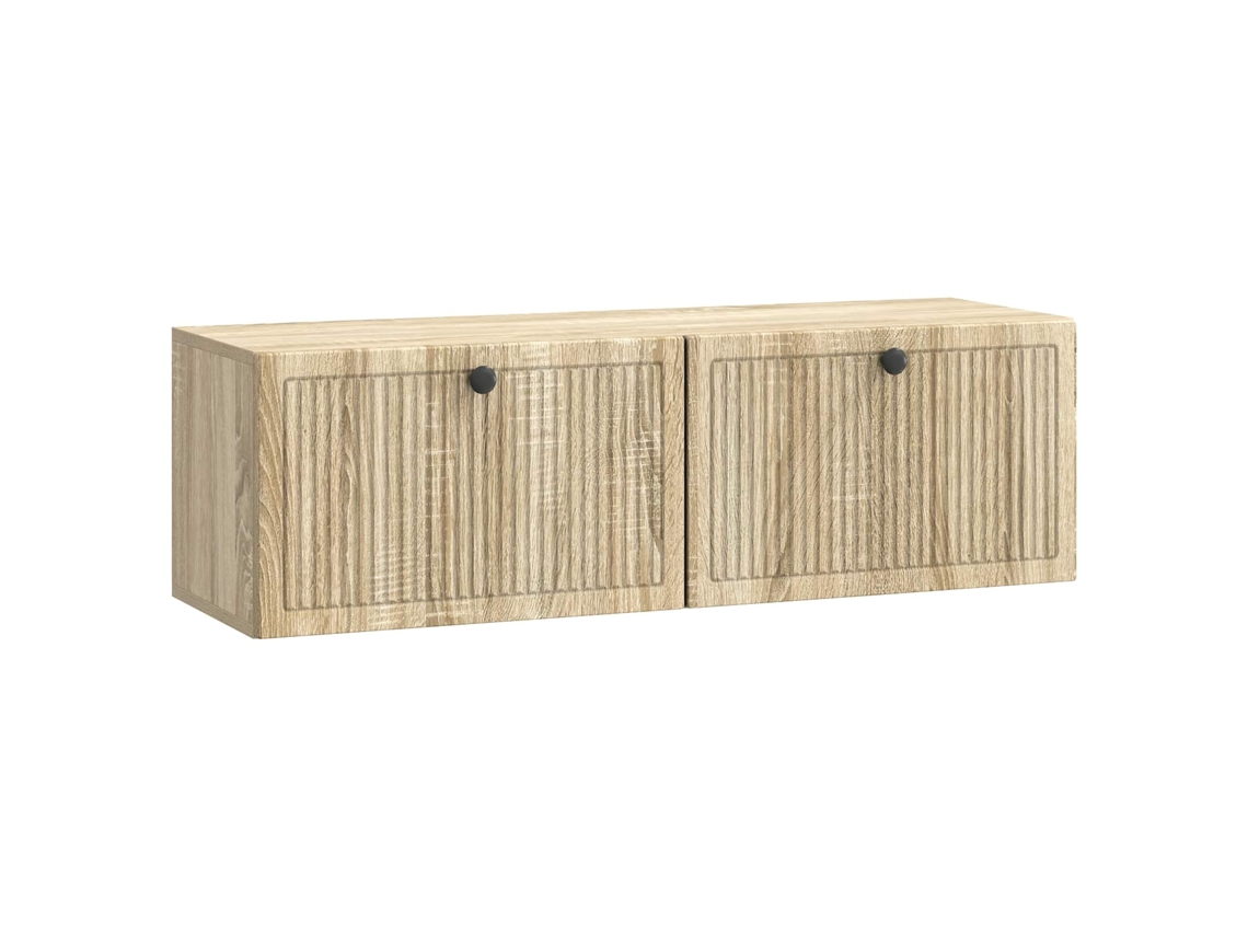 Vidaxl Gabinete De Tv De Parede Carvalho Sonoma 98 X 31 X 30 Cm