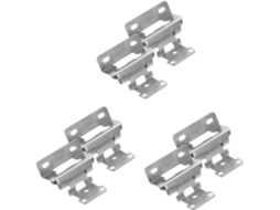 Conjunto De 6 Dobradiças Fechamento Automático Para Armários Cozinha,