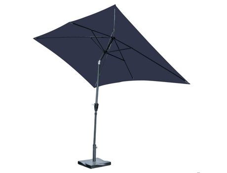 Sombrinha Central E Inclinável 2 X 3 M Azul Escuro 2 M Imagin