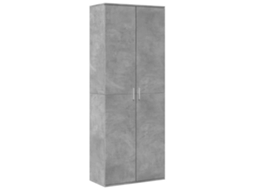 Armário Alto Derivado de Madeira Cinza Cimento MAISON EXCLUSIVE 70x35x180 cm