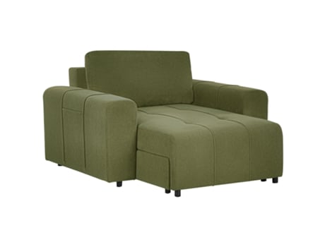 Chaise Longue Beliani Innvik De Poliéster Verde 140x148x90