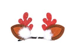 Grampos de Cabelo de Natal com Chifres de Rena Acessório de Natal NEVEANCE