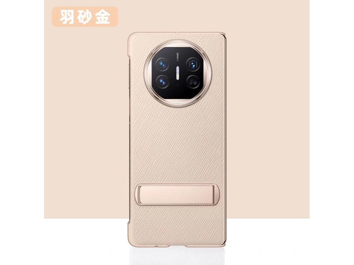 (huawei Mate X5/x3/edição De Colecionador Dourada) Capa Com Base Única E Textura Ondulada