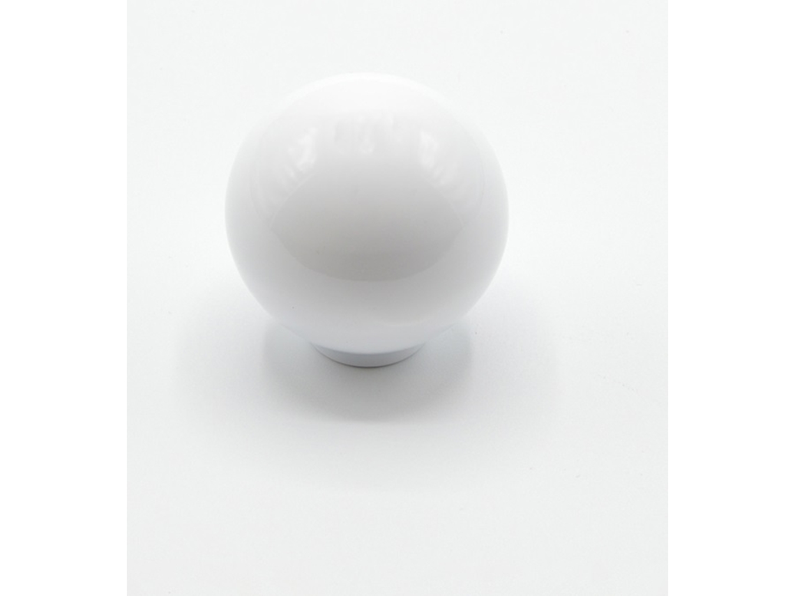 Puxador HARDWAREXCHANGE Resina Polida, 34mm branco (pacote de 25)