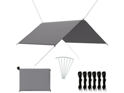 Vidaxl Lona De Exterior 3x2,85 M Cinza