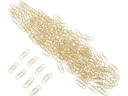 Mini Clips De Papel Metal Dourado 15mm, 200-unidades, Pequenos Clips Decorativos Para Artesanato, Organização De