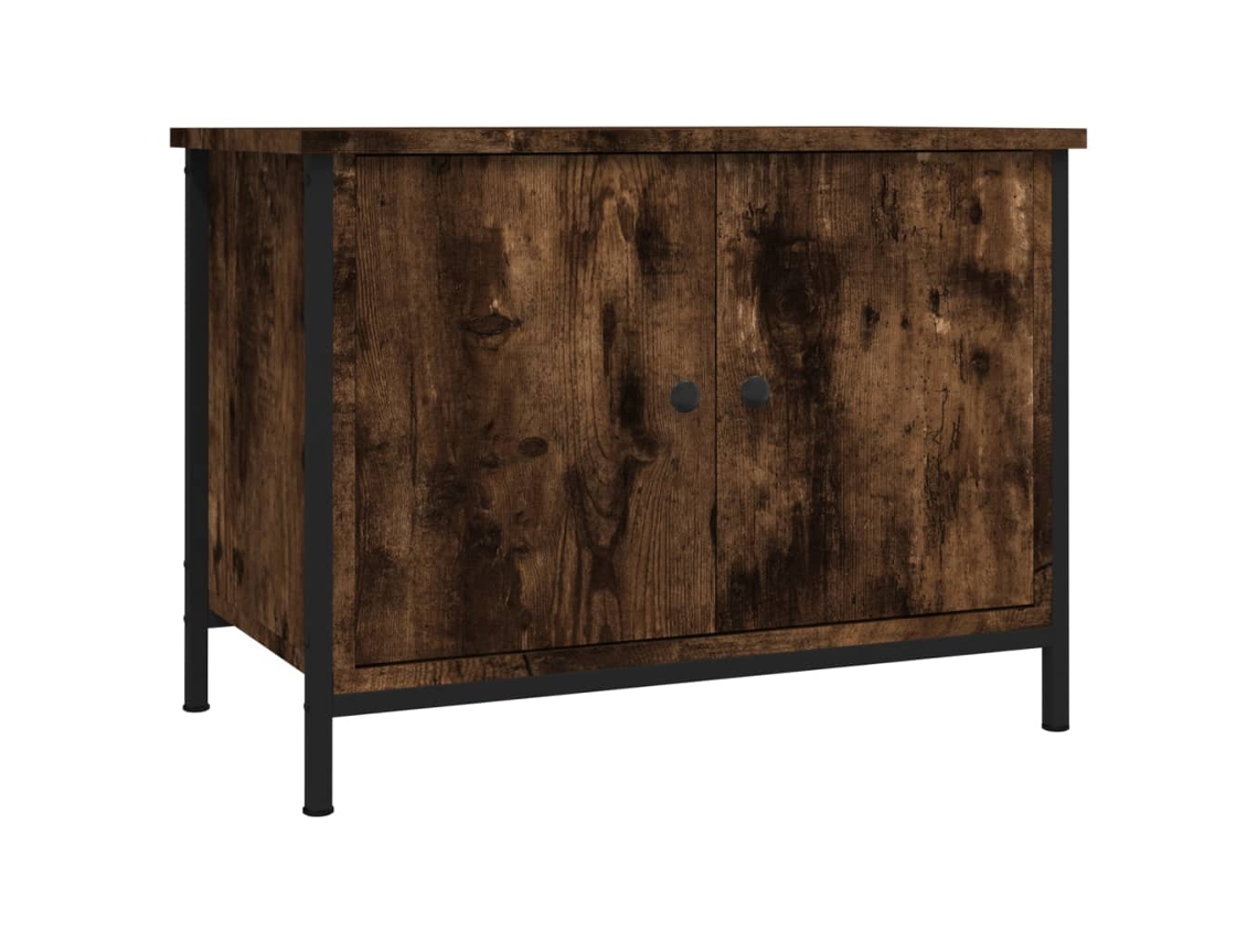 Tv Cabinet, Tv Cabinets Vidaxl Marrom Madeira Processada (n/a)