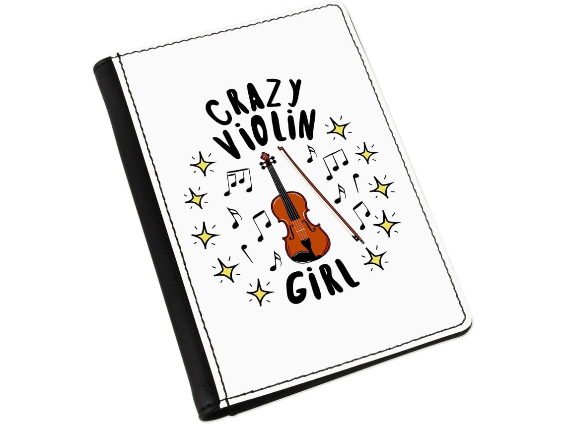 Porta Passaporte Gift Base Crazy Violin Girl Stars