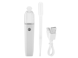 Laxiscreed Umidificador Nano De Spray Portátil Com Bateria, Dispositivo De Hidratatação, Modelo De Mesa Branco