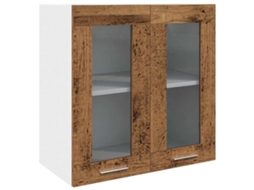 Kitchen Wall Cabinet, Kitchen Wall Cabinets Vidaxl Marrom Madeira Processada (n/a)