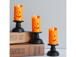 Laxiscreed Máscara Fantasma De Horror Com Luz E Som Por Voz Para Decoração Assustadora