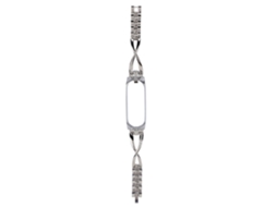 Pulseira EOOCOO (metal Prateado com Diamantes Inseridos em Forma de X)