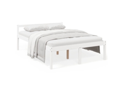 Senior Bed, Senior Beds Vidaxl Branco Madeira De Pinho (140 X 200 Cm)