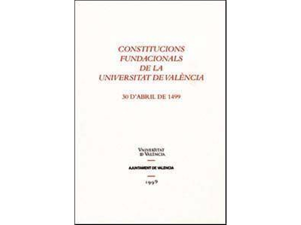 Livro Constitucions fundacionals de la Universitat de València de Gimeno Blay, Francisco M et al.