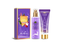 Kit de Cuidados Corporais Natal com Perfume Romântico LAXISCREED