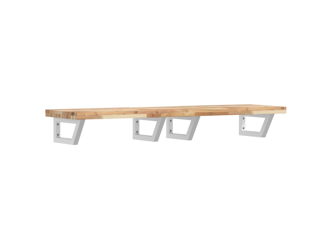 Basin Shelf, Basin Shelves Vidaxl Marrom Madeira De Acácia (140 X 40 X 4 Cm)