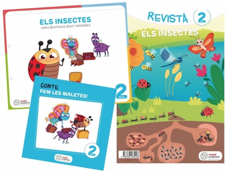 Livro Els Insectes 4 Anys. Bestioles Molt Viatgeres. Projectes 2019 de VVAA (Valenciano)