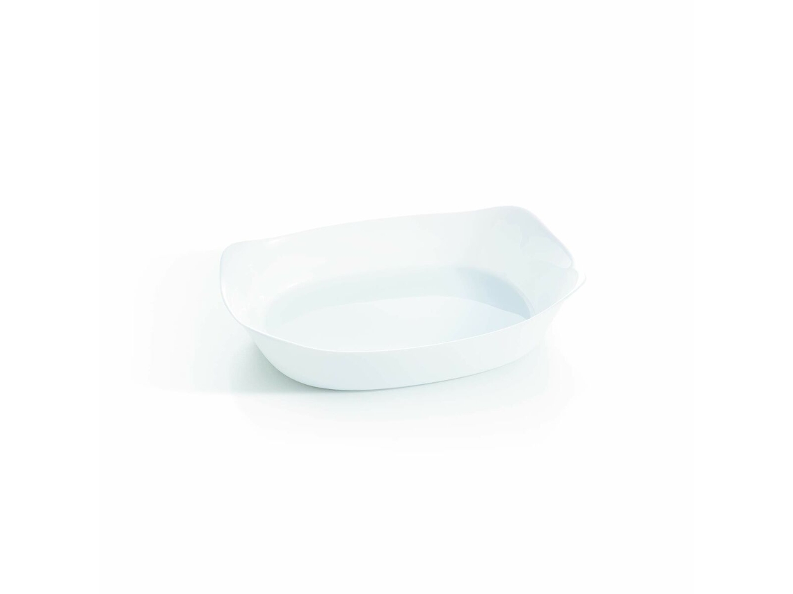 Travessa para Forno LUMINARC Smart Cuisine Retangular Branco Vidro (30 x 22 cm)