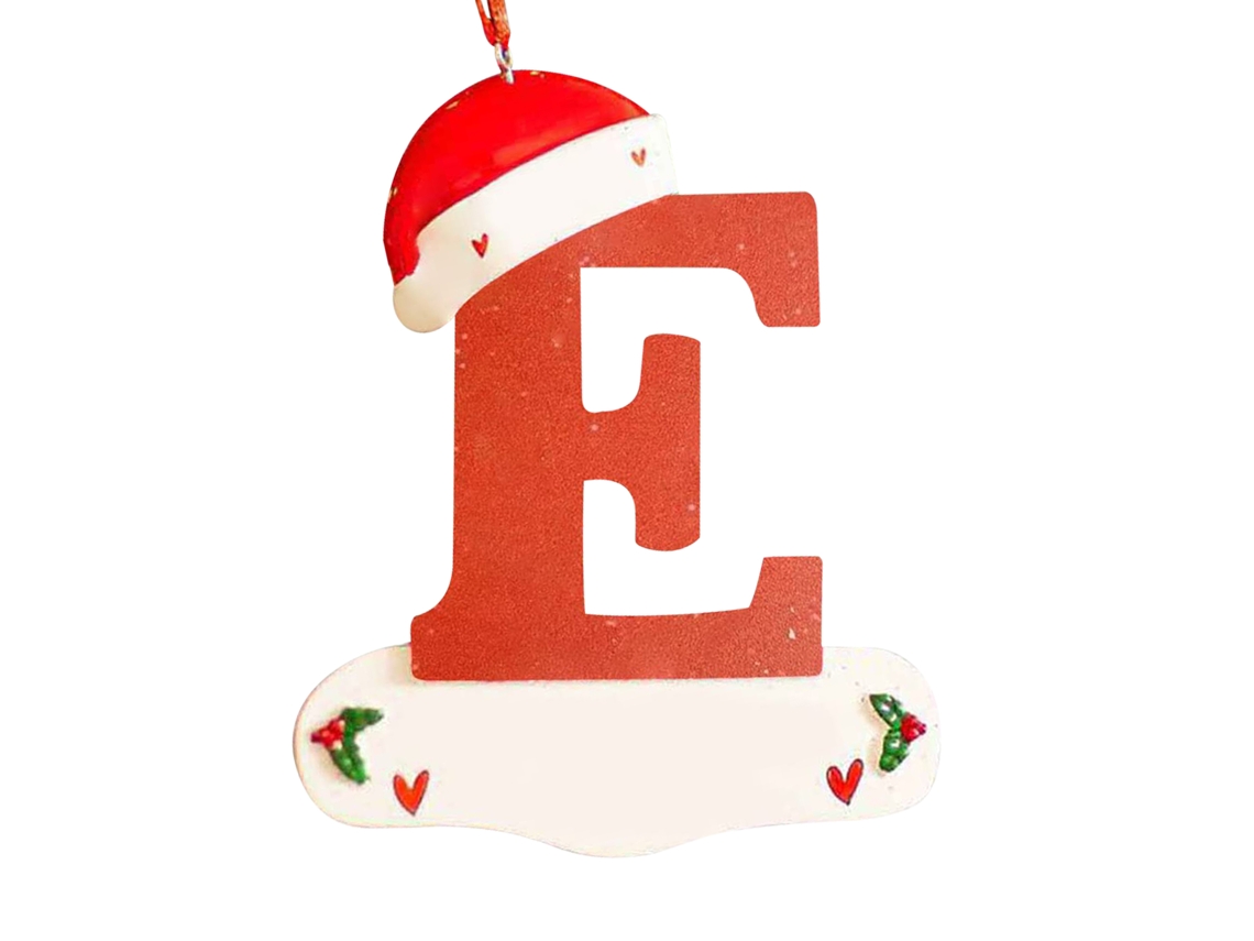 Laxiscreed Decoração De Natal Personalizada Com Nome Em Letra E Para Festas E Decorações
