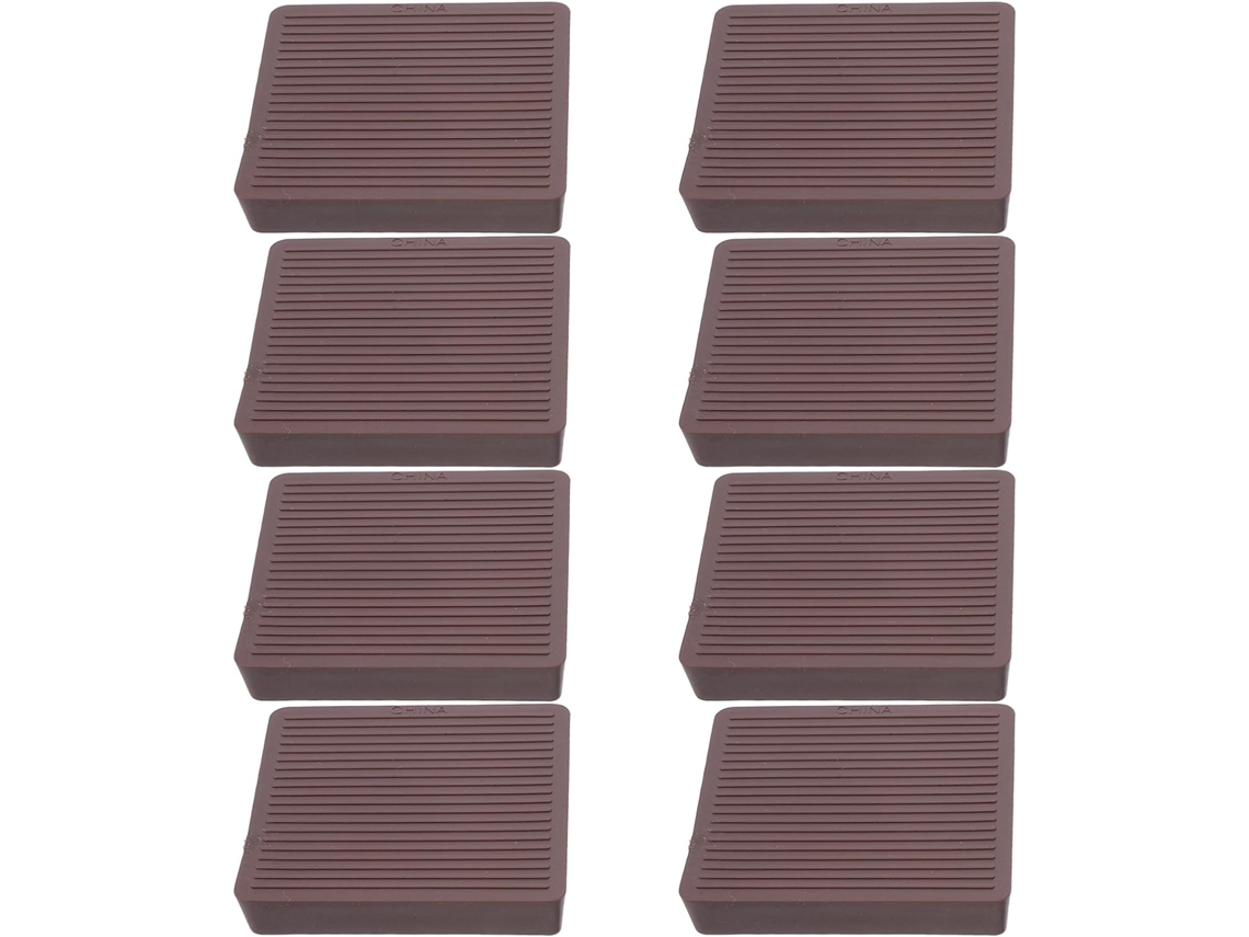 Conjunto De 8 Peças De Borracha Antiderrapante Quadrada, Almofadas Para Sofá E