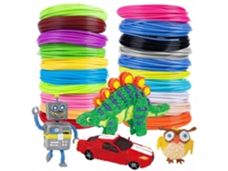 3D Caneta Impressão Inteligente 3Dblb para Brinquedos para Crianças 3M X 20 Cores Pla/Abs-Rosa