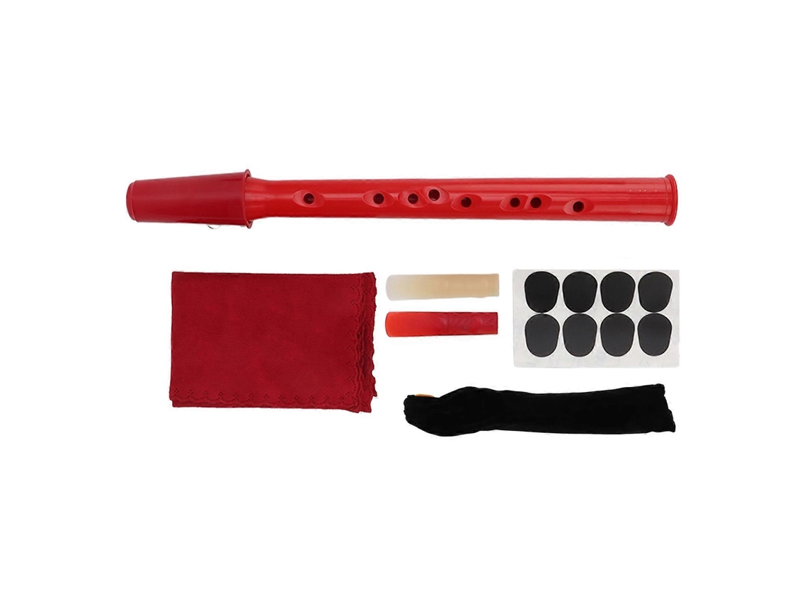Saxofone Mini Portátil Vermelho Fácil E Confortável De Tocar
