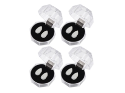 4 Pares de Dentes Falsos Cosplay para Decorações de Halloween ALLINLESS