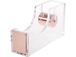 1pcs Dispensador De Fita Acrílica Transparente, Suporte Corte Do Fita, Material Escolar Escrit Ório