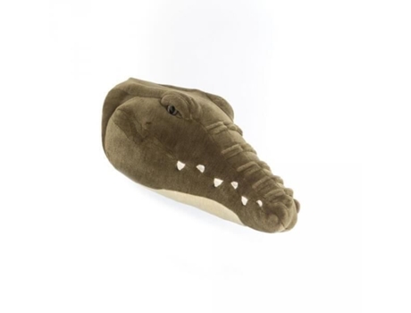 Troféu Pelúcia Bibib Co Crocodilo 30 Cm Verde Para Crianças A Partir De 3 Anos