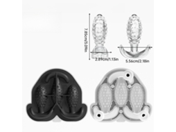 Divertida Forma De Silicone Para Bolas De Gelo Com Tampa, Ideal Para Cocktails De Whisky, Sumos E Outras Bebidas Preto Hexinyigjly