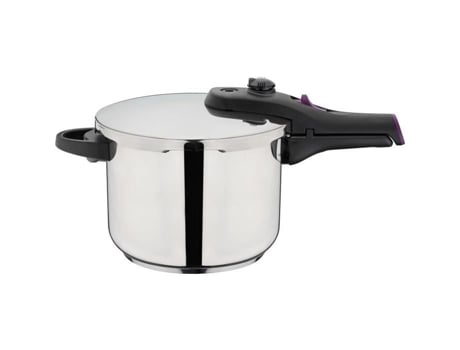 Panela De Pressão Gsw Rápida 22 Cm 6 L Indução Aço Inoxidável