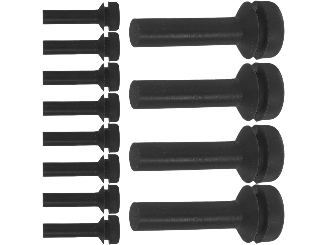 Kit De 4 Protetores De Rodinhas Compactos Para Móveis, Redondos E Antiderrapantes De 4,4 Cm (1-3 4 Polegadas), Ideais