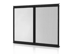 Conjunto De Proteção De Porta Com Rede Mosquiteira E Grade Reforçada Para Autocaravana 673x508mm Tekmaquinas