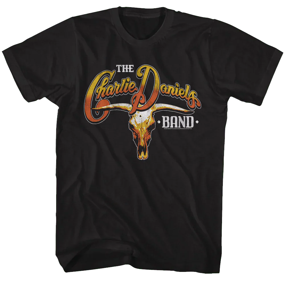 Charlie Daniels Band Skull And Logo T-shirt Unisex Rockinstone Size:m