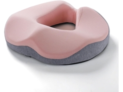 Almofada De Assento Ortopédica Em Espuma Viscoelástica Almofada Para Cadeira De Escritório Para Alívio Da Ciática/rosa Cinza Digitallab