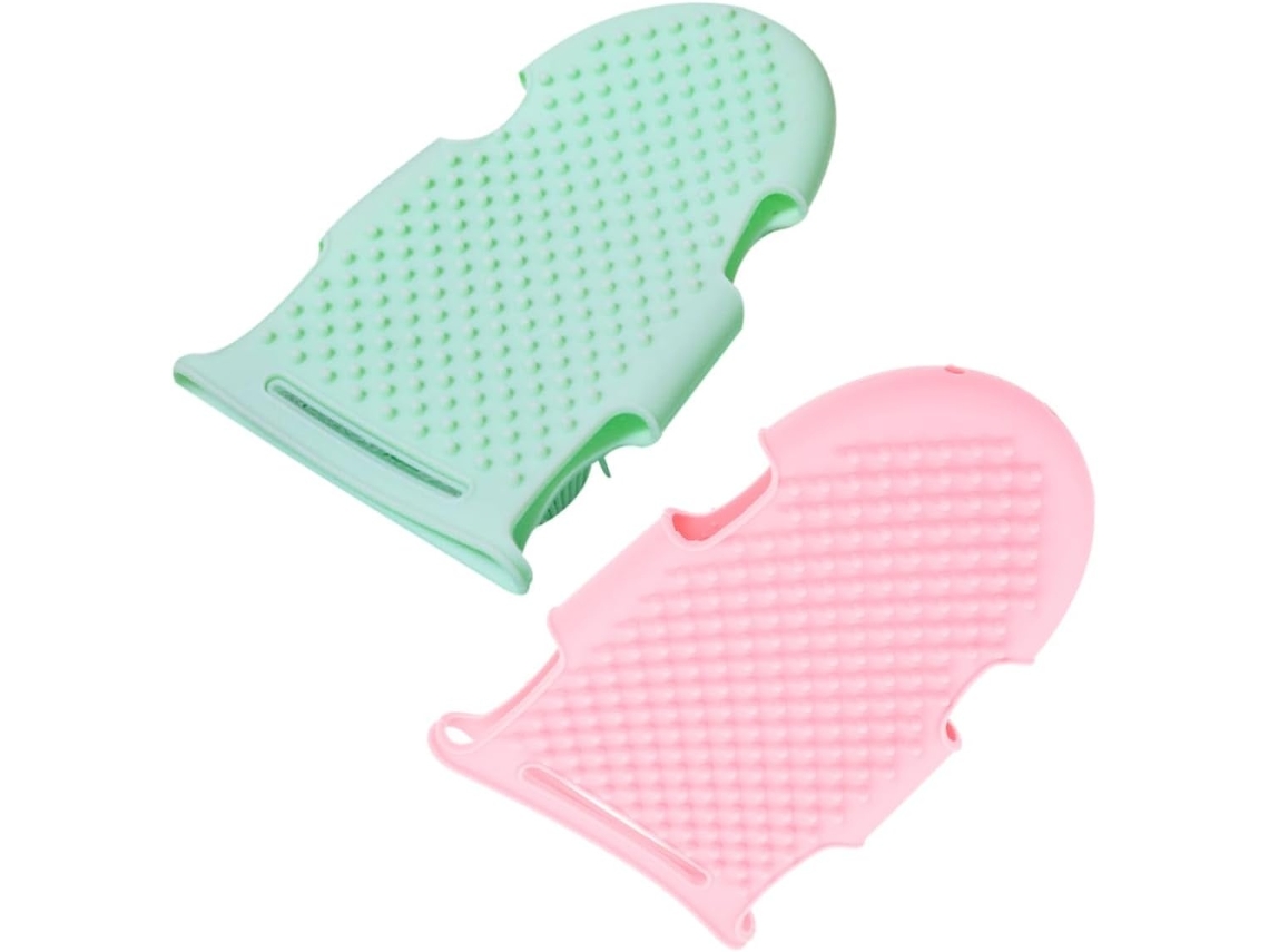 Lurelia Kit De 2 Buchas Vegetais De Banho De Cuidado Corporal, Massagem Suave, Limpeza Profunda E Portátil
