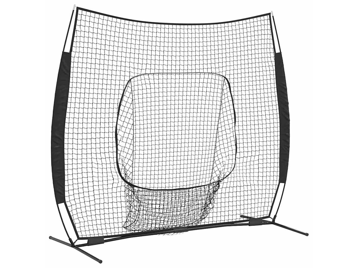 Baseball Softball Vidaxl Preto Poliéster (250x106x209 Cm)