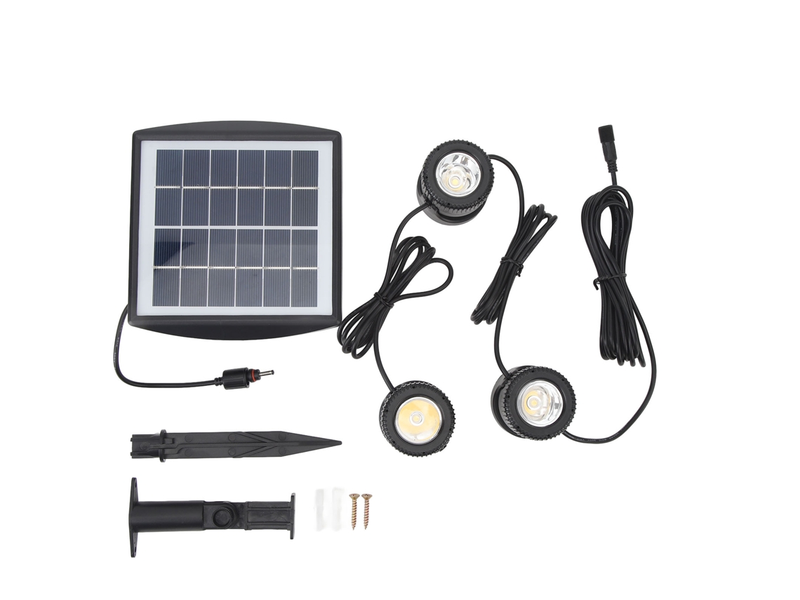 Laxiscreed Luz De Jardim Solar À Prova D'água Com Bateria De 2200mah Para Iluminação Exterior