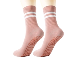 Meias Antiderrapantes Para Ioga E Pilates, Ideais Para Mulheres E Homens, Perfeitas Para Balé, Uso Hospitalar, Dança, Trampolim E Barra.-aqu