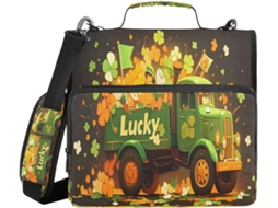 Organizador de Arquivos St com 3 Anéis, 1,5 Polegadas, Altura de Ombro, Diversas Bolsas, Bolsa de Armazenamento