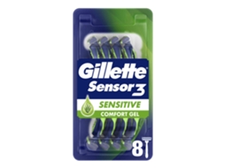 Lâminas Descartáveis Sensor3 Sensitive GILLETTE emb. 8 un