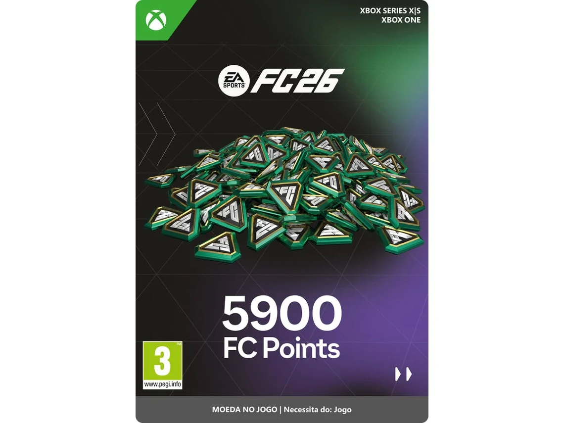Cartão de Descarga EA SPORTS FC 26 Points 5900 (Formato Digital)