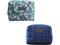 Conjunto De 2 Mini Necessaires De Algodão Adoráveis