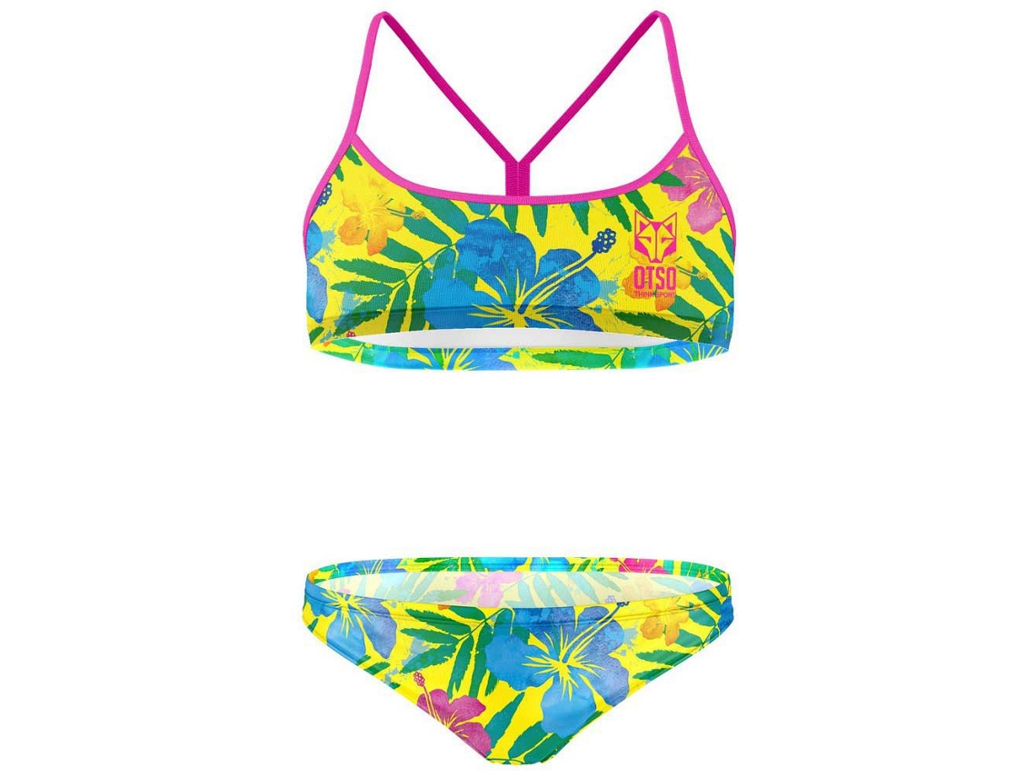 Bikini Floral Amarelo S Mulherotso
